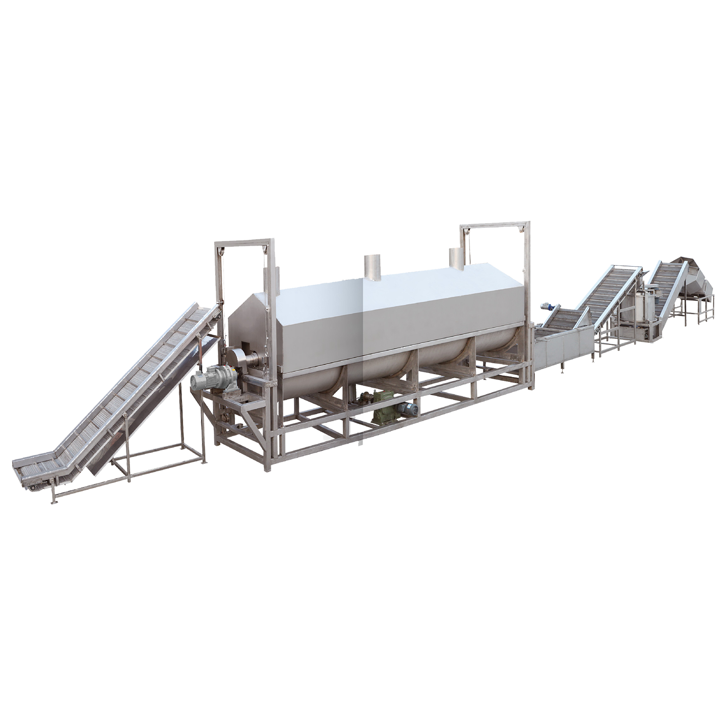 轉(zhuǎn)籠式油炸(蠶豆、青豆)生產(chǎn)線