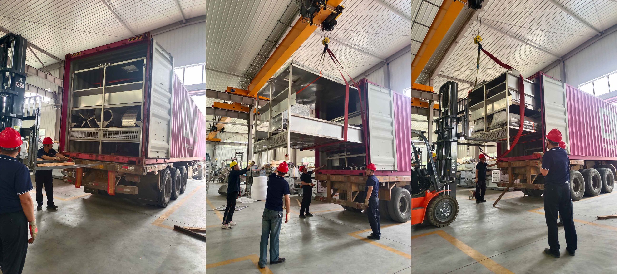 國(guó)外客戶集裝箱發(fā)貨：緊張忙碌，有序推進(jìn)！